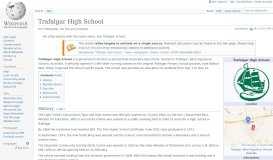 
							         Trafalgar High School - Wikipedia								  
							    