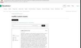 
							         traffic ticket scams - Florence Forum - TripAdvisor								  
							    