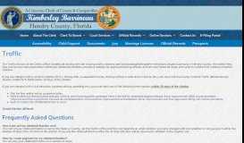 
							         Traffic Tickets - Hendry County Clerk of Court								  
							    