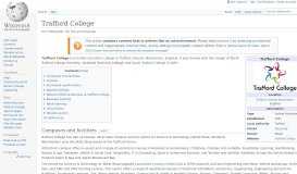 
							         Trafford College - Wikipedia								  
							    