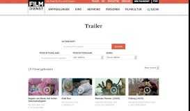 
							         Trailer - FILMDIENST | Das Portal für Kino und Filmkultur								  
							    