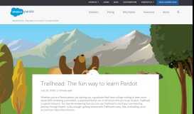 
							         Trailhead: The fun way to learn Pardot | Salesforce Pardot								  
							    