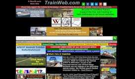 
							         Train Web Railroad Information								  
							    