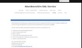 
							         Training – Aberdeenshire EAL Service - Glow Blogs								  
							    