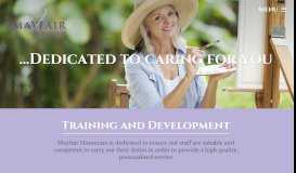 
							         Training and Development - Mayfair Homecare								  
							    