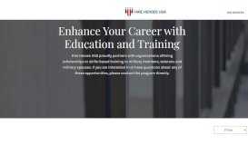 
							         Training and Education Partners - Hire Heroes USA								  
							    