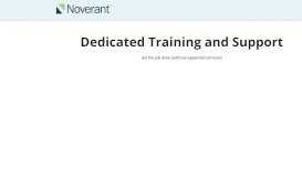 
							         Training and Support Services - Noverant								  
							    