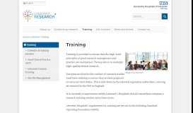 
							         Training - Leicester`s Research								  
							    