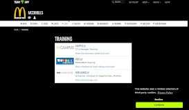 
							         Training | McDMills - Team App								  
							    