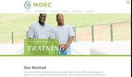 
							         Training | MORC								  
							    