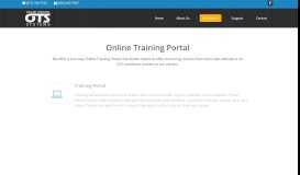 
							         Training Portal - Online Training Systems								  
							    