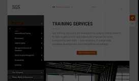 
							         Training Services | SGS USA								  
							    