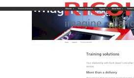 
							         Training Solutions | Ricoh Australia								  
							    