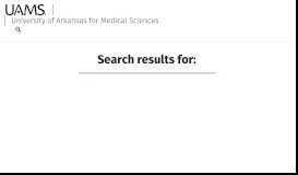 
							         training tracker | Search Results | University of Arkansas ... - UAMS.edu								  
							    