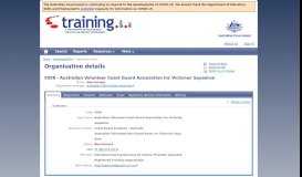 
							         training.gov.au - 5508 - Australian Volunteer Coast Guard Association ...								  
							    