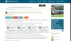 
							         TrainStation Game Tips, Cheats & Free Materials - GameHunters.Club								  
							    