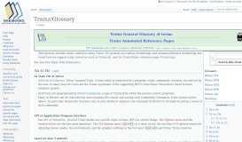 
							         Trainz/Glossary - Wikibooks, open books for an open world								  
							    