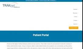 
							         TRAKnet Patient Portal | EHR Software | TRAKnet Solutions								  
							    