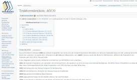 
							         Traktorenlexikon: AGCO – Wikibooks, Sammlung freier Lehr-, Sach ...								  
							    