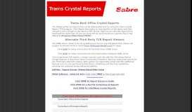 
							         Trams Products and Services - Trams Crystal Reports								  
							    