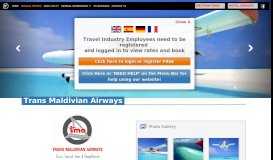 
							         Trans Maldivian Airways - Staff Travel Voyage								  
							    