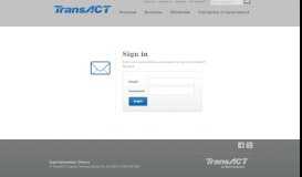 
							         TransACT Webmail Login Page								  
							    