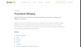 
							         Transbank Webpay | Método de pago tienda online - Jumpseller								  
							    