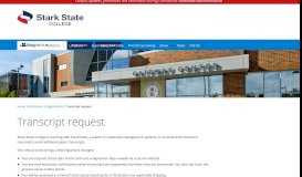 
							         Transcript request | Stark State College - North Canton, Ohio								  
							    