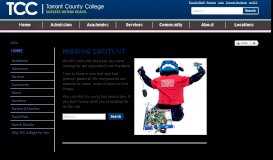 
							         Transcripts - Tarrant County College								  
							    