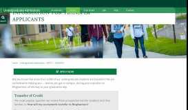 
							         Transfer Admissions - Binghamton University								  
							    