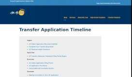 
							         Transfer Application Timeline | Ask Ms. Sun								  
							    