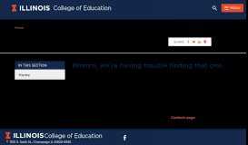 
							         Transfer Students | College of Education | U of I								  
							    