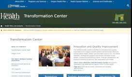 
							         transformation and quality strategy - Oregon.gov								  
							    