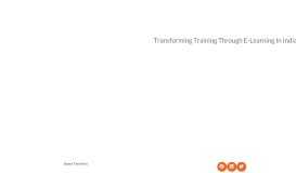 
							         Transforming Training Through E-Learning In India - G-Cube								  
							    