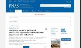 
							         Transient receptor potential melastatin 2 governs stress-induced ...								  
							    