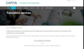 
							         Translation Services - Capita Translation and Interpreting								  
							    