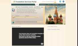 
							         Translation Services Portal | Localization tools								  
							    