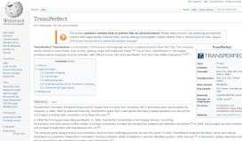 
							         TransPerfect - Wikipedia								  
							    