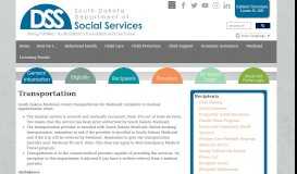 
							         Transportation - Department of Social Services								  
							    