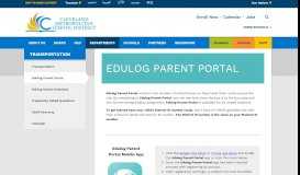
							         Transportation / Edulog Parent Portal - Cleveland Metropolitan School ...								  
							    