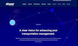 
							         Transportation management & 3PL services for ... - Logistics								  
							    