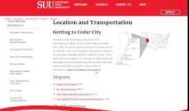 
							         Transportation Options - How to get to Cedar City | International ...								  
							    
