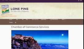 
							         Transportation & Parking Options - Lone Pine Chamber of Commerce								  
							    