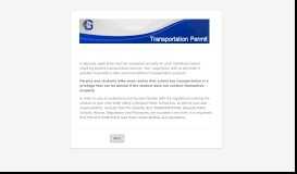 
							         Transportation Permit								  
							    