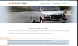 
							         Transportation Providers | Southeastrans								  
							    