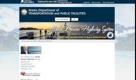 
							         Transportation & Public Facilities, State of Alaska								  
							    