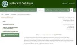 
							         Transportation / School Bus Passes/Genesis Parent Portal								  
							    
