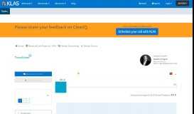 
							         TransUnion Healthcare ClearIQ - Reviews, Rating, & Trending ...								  
							    