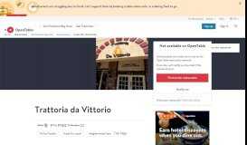 
							         Trattoria da Vittorio Restaurant - San Francisco, CA | OpenTable								  
							    