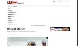 
							         Traumjob gesucht - FRIZZ - Das Stadt- und Kulturmagazin & Online ...								  
							    
